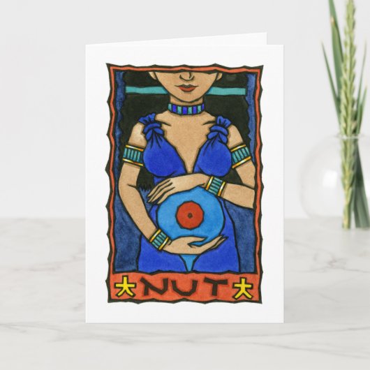 Wenskaart van noten kaart (Voorkant)