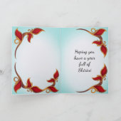 Wenskaart van Nowruz (Perzisch Nieuwjaar) Kaart (Binnen)