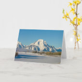 Wenskaart van Oxbow Bend Kaart (Gele Bloem)