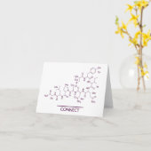 Wenskaart van oxytocine kaart (Gele Bloem)