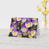 Wenskaart van Pansies Kaart (Gele Bloem)