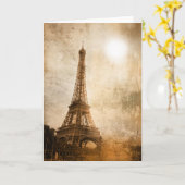  Wenskaart van Parijs Kaart (Gele Bloem)
