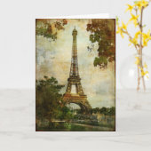  Wenskaart van Parijs Kaart (Gele Bloem)