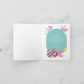 Wenskaart van Pasen. Feestdagen Kaart (Binnen)