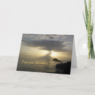 Wenskaart van pensionering voor medewerknemers kaart