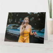 wenskaart van prachtige godin Bubbles Kaart (Voorkant)