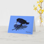 Wenskaart van Raven Reflections Kaart (Gele Bloem)