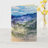 Wenskaart van Rocky Mountain Blues Kaart (Gele Bloem)