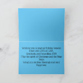 Wenskaart van Santa en Zee Turtles Bedankkaart (Binnen)