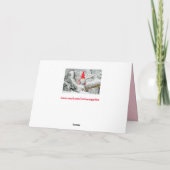 wenskaart van santa tree gnome kaart (Achterkant)