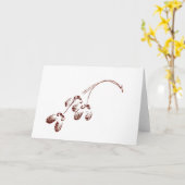 wenskaart van scharnieren kaart (Gele Bloem)