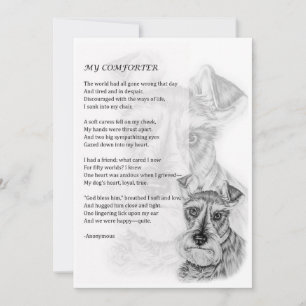 wenskaart van Schnauzer Hondenliefhebber Gift Kaart