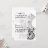 wenskaart van Schnauzer Hondenliefhebber Gift Kaart (Voorkant / Achterkant in situ)