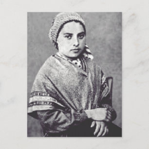 Wenskaart van Sint Bernadette Soubirous Briefkaart