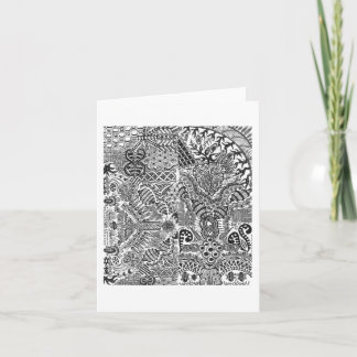 Wenskaart van sommige minischetsen kaart