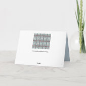 Wenskaart van spieren en spieren kaart (Achterkant)