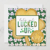 Wenskaart van St. Patrick's Day LUCKY Feestdagenkaart (Voorkant)