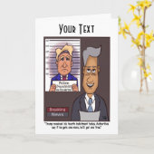 Wenskaart van tenlastelegging kaart (Gele Bloem)