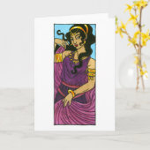 Wenskaart van Terpsikhore Kaart (Gele Bloem)