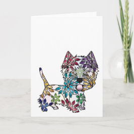 Wenskaart van Terrier van het Hoogland van het Kaart