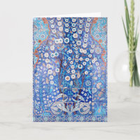 Wenskaart van turkse tegels