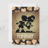 Wenskaart van valentijnse 'Forever SweeBaby' Feestdagenkaart (Voorkant)