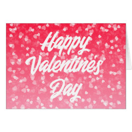 Wenskaart van valentijnse harten en liefde