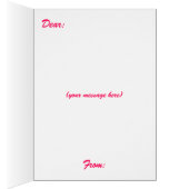 Wenskaart van valentijnse harten en liefde (Binnen (Rechts))