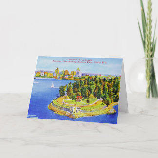 Wenskaart van Vancouver Island Kaart