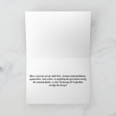 Wenskaart van verse producten kaart (Binnen)