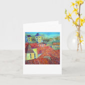 "Wenskaart van Villa-Topjes Kaart (Gele Bloem)