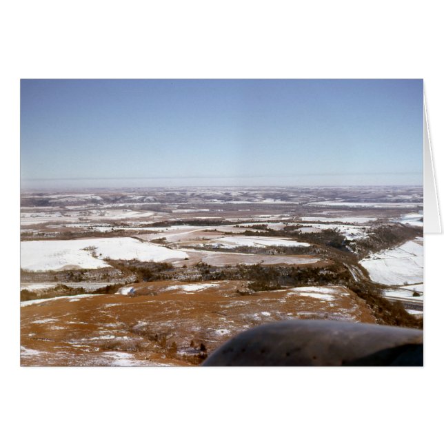 Wenskaart van vliegtuigen (Voorkant Horizontaal)