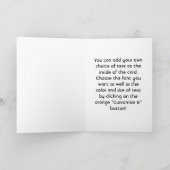 Wenskaart van vrede en liefde kaart (Binnen)