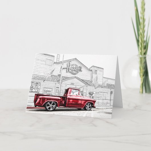 Wenskaart van warmgewalst breedband feestdagen kaart (Voorkant)