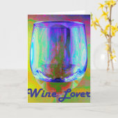 Wenskaart van wijngaarden kaart (Gele Bloem)