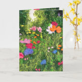  wenskaart van wilderbloem kaart (Gele Bloem)