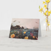 Wenskaart van Wildflowers en het Fijne van de Kaart (Gele Bloem)