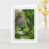 Wenskaart van Wisteria Kaart (Gele Bloem)