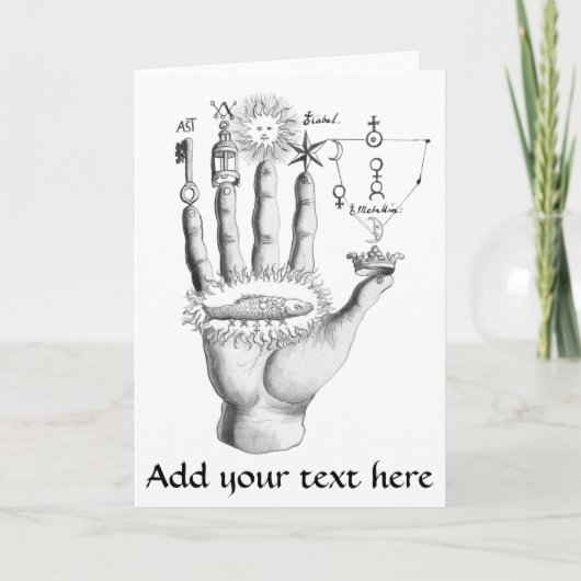 Wenskaart van Zazzle | Alchemieteken Kaart (Voorkant)