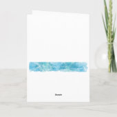 Wenskaart van zeepaardjes kaart (Achterkant)