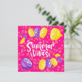 Wenskaart van zomercitrusvruchten (Staand voorkant)