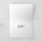 Wenskaart van zonnebloemen kaart (Binnen)