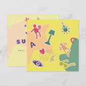 wenskaart veel succces examen (Voorkant / Achterkant)