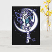 wenskaart "Venus Moon" Kaart (Gele Bloem)