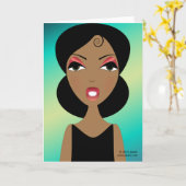 Wenskaart verlichten kaart (Gele Bloem)