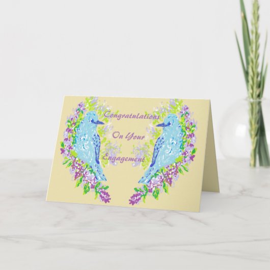 Wenskaart Verloving: Verloving of bruiloft (Voorkant)