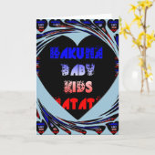 Wenskaart Verticale Sjabloon (Gele Bloem)