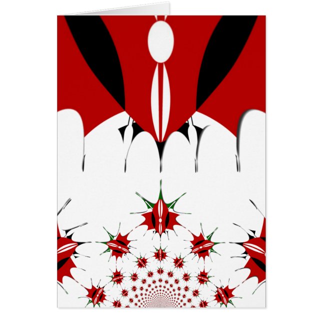 Wenskaart Verticale Sjabloon (Voorkant)