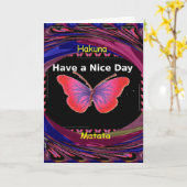 Wenskaart Verticale Sjabloon (Gele Bloem)