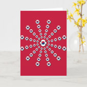 Wenskaart Verticale Sjabloon (Gele Bloem)